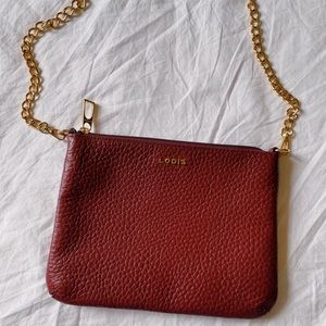 Lodis Maroon Crossbody Purse